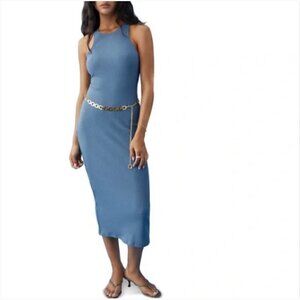 Reformation Candice Body-Con Cutout Dress in Morning Glory